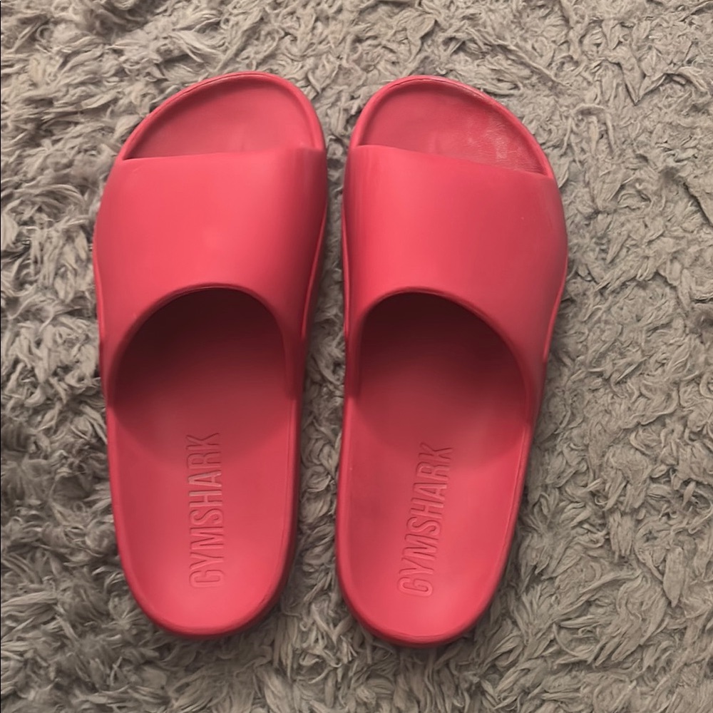Gymshark Vibrant Red Slides